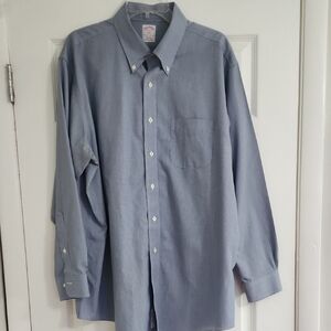 Brooks Brothers Men's Blue Dress Shirt